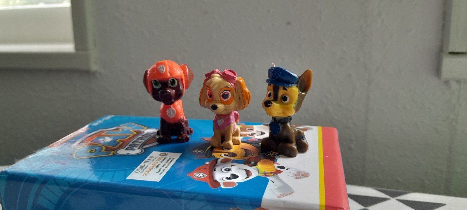 Paw Patrol speelfiguren - Rubble, Skye en Chase, Ophalen of Verzenden, Gebruikt