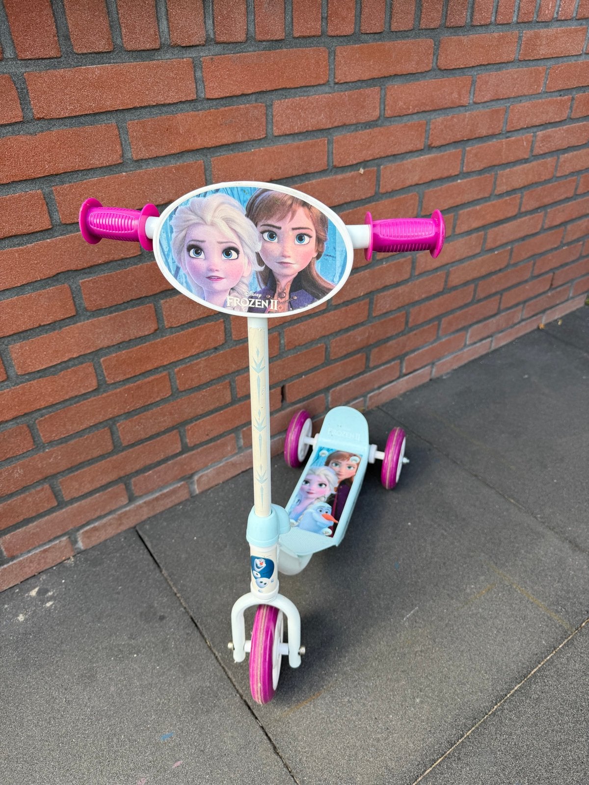 Frozen step met 3 wielen voor kinderen, Ophalen, Gebruikt, Gewone step