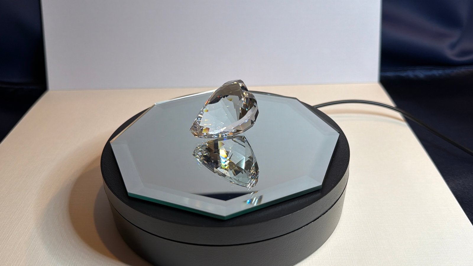 Origineel Swarovski Crystal Hart – Transparant / Helder, Verzamelen, Ophalen of Verzenden, Zo goed als nieuw, Figuurtje