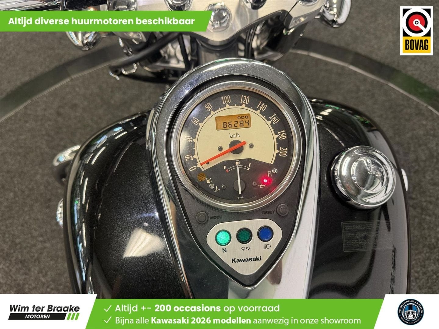 Kawasaki VN 900 Classic (bj 2010) 86,284 km, Motoren, Motoren | Kawasaki, 903 cc, 2 cilinders, Bedrijf, Onbekend