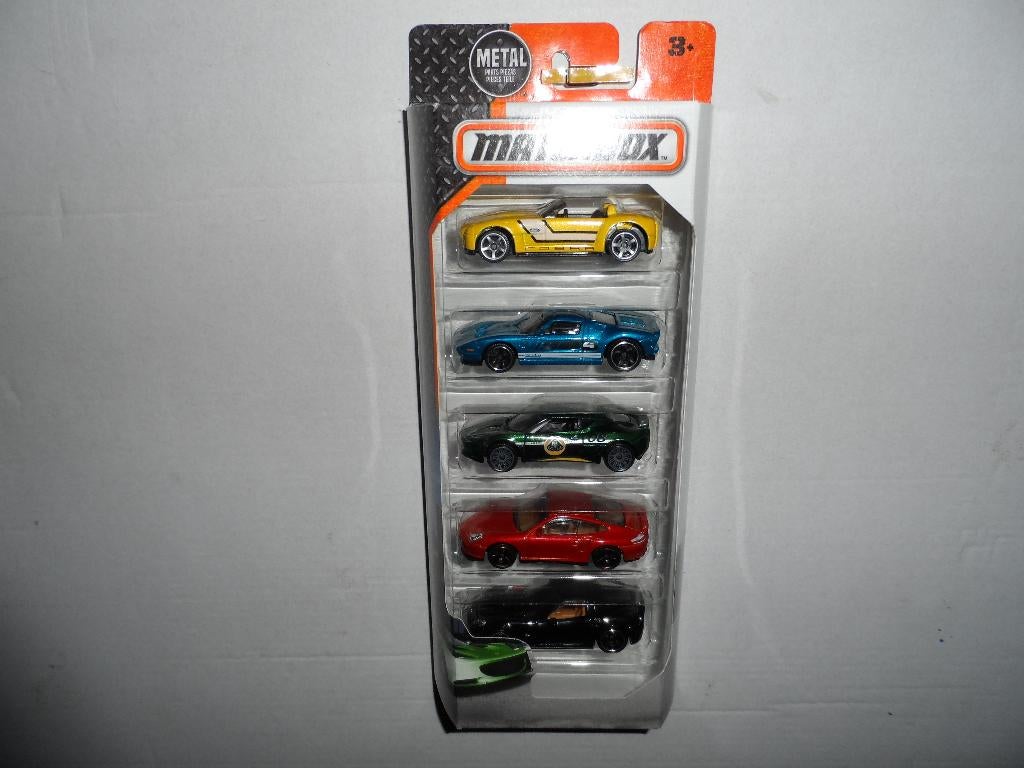 Matchbox 5 Pack - Exotic (2016) 1:64 D2.3, Ophalen of Verzenden, Nieuw, Auto