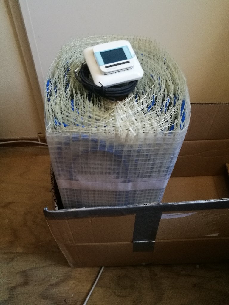 Elektrische Vloerverwarming 15m2 + OJ MicrolineThermostaat, Ophalen, Minder dan 30 cm, Hoog rendement (Hr), Overige typen