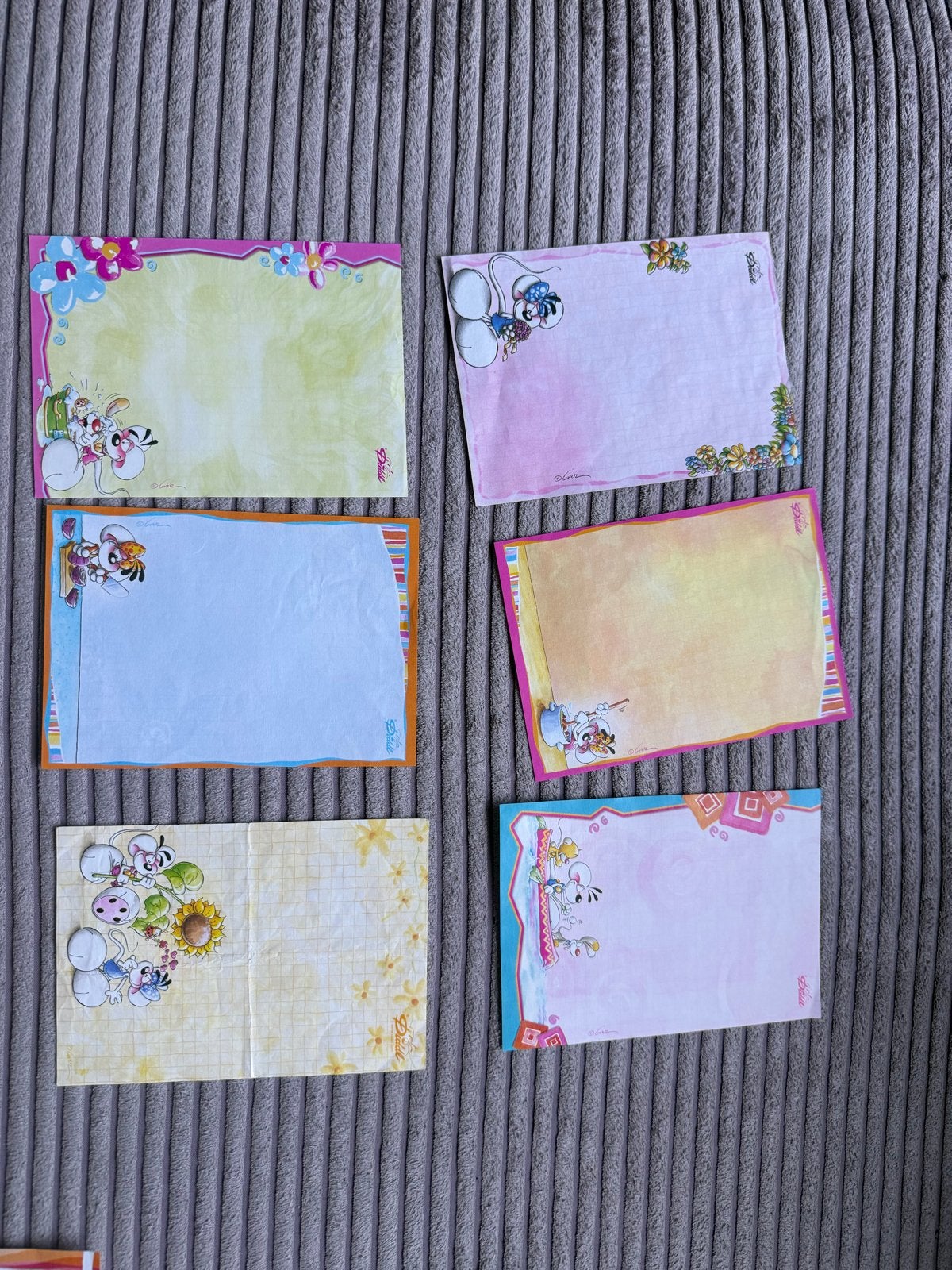 Diddle geurpapier collectie uit 1999/2000, Ophalen of Verzenden, Diddl, Zo goed als nieuw, Papier, Kaart of Schrift