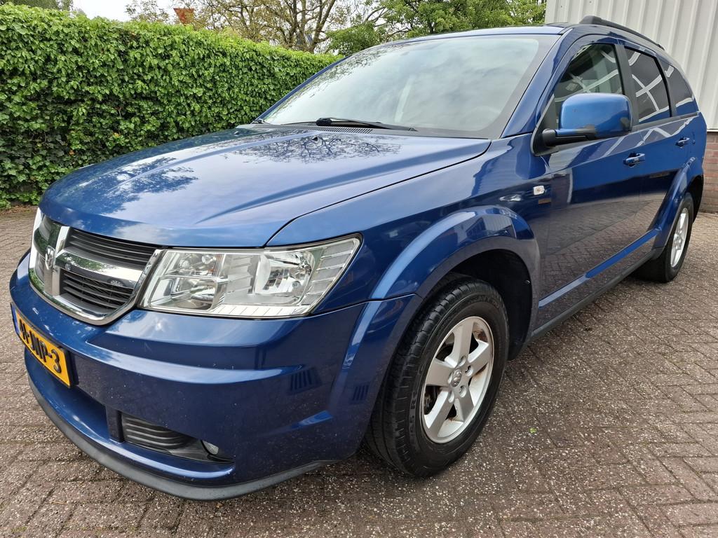 Dodge Journey 2.4 SE CLIMAT/CRUISE/7-PERSOONS 170PK, Auto's, Dodge, Voorwielaandrijving, Gebruikt, 4 cilinders, Blauw