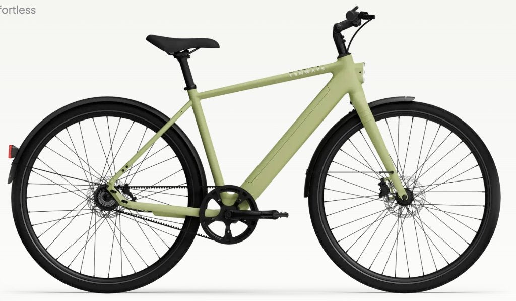 Tenways CGO600 Pro | M | Green | ~2000km | Top Conditie, Fietsen en Brommers, Zo goed als nieuw, 47 tot 51 cm, 50 km per accu of meer
