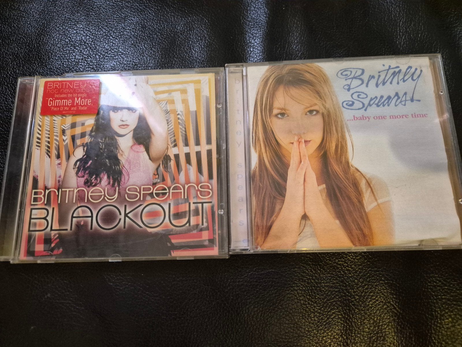 Britney Spears CD's: Blackout & ...Baby One More Time, Gebruikt, Pop, Ophalen of Verzenden, Inclusief doosje
