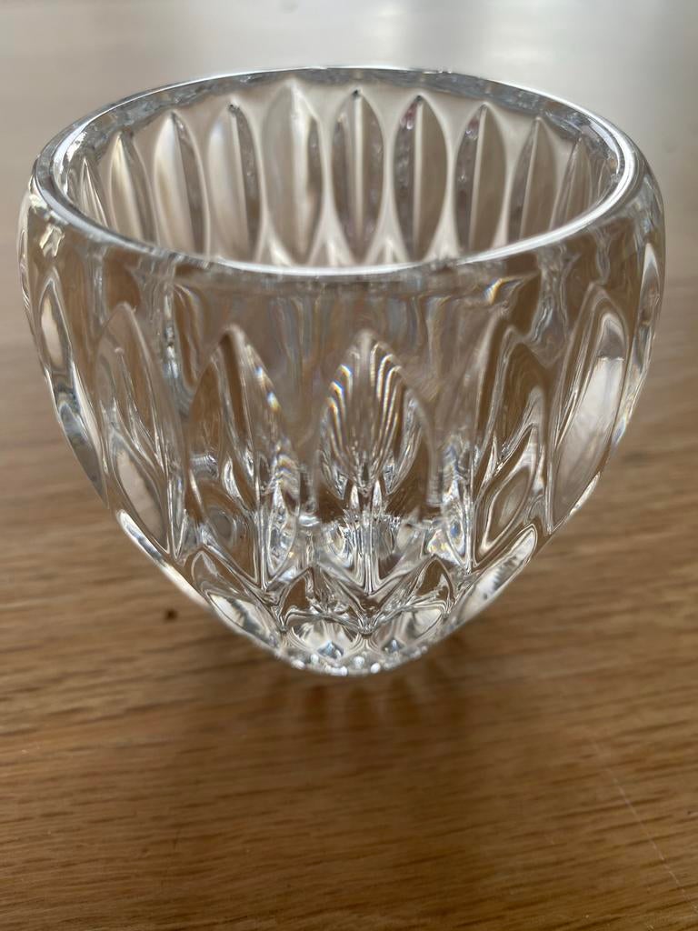 Vintage glazen schaaltje - perfect voor kaarsen of snoep, Antiek en Kunst, Antiek | Glas en Kristal, Ophalen of Verzenden