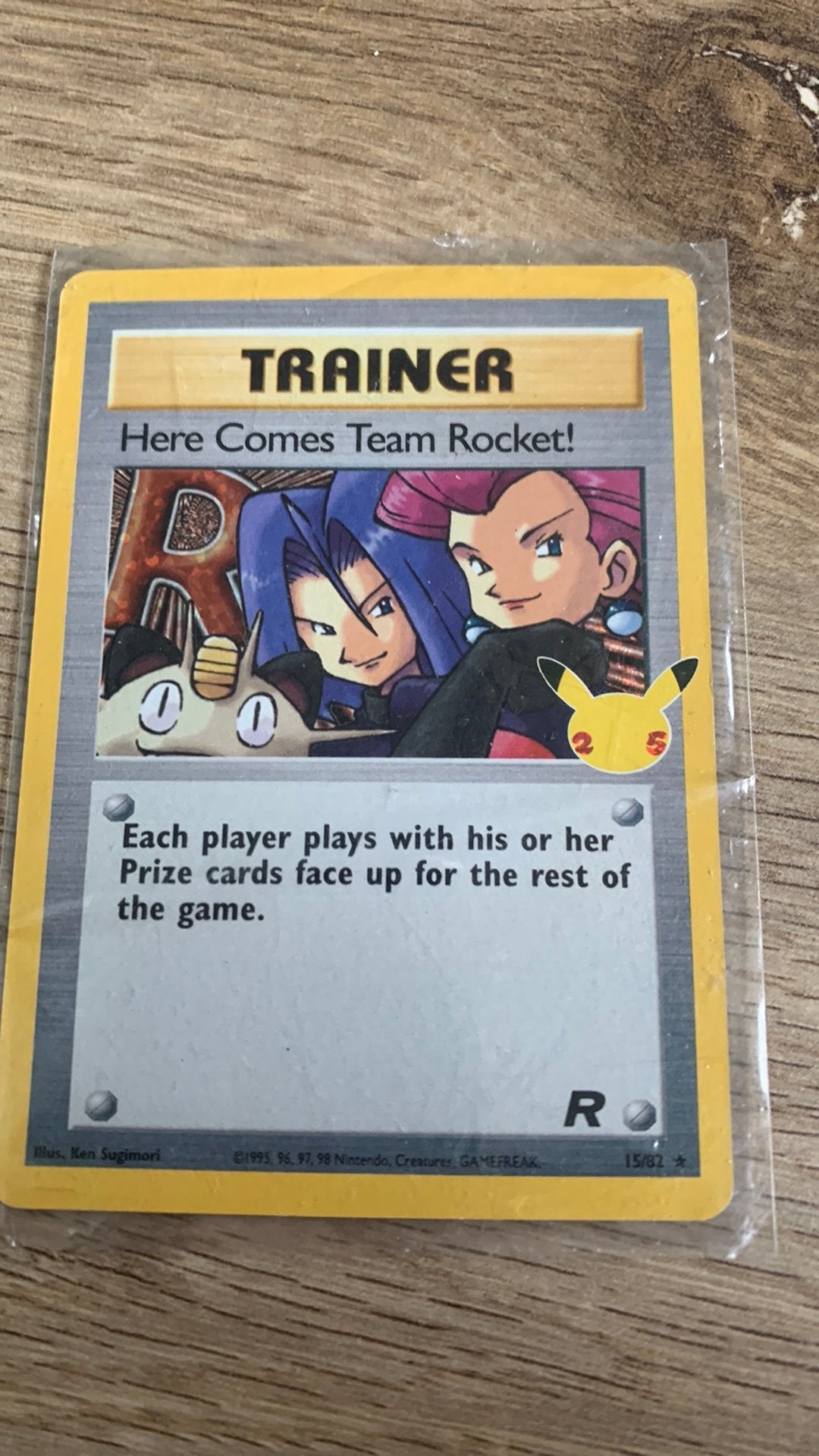 Here comes team Rocket!, Ophalen, Nieuw, Losse kaart