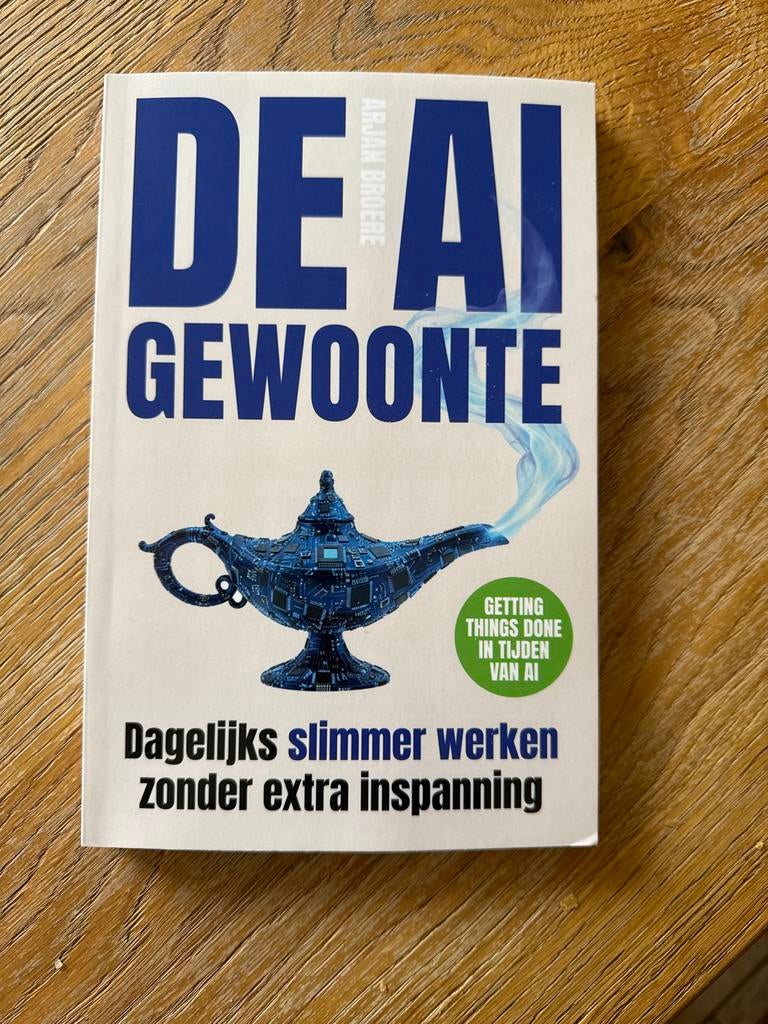 Arjan Broere - De AI-gewoonte, Sociale wetenschap, Ophalen of Verzenden, Zo goed als nieuw, Arjan Broere