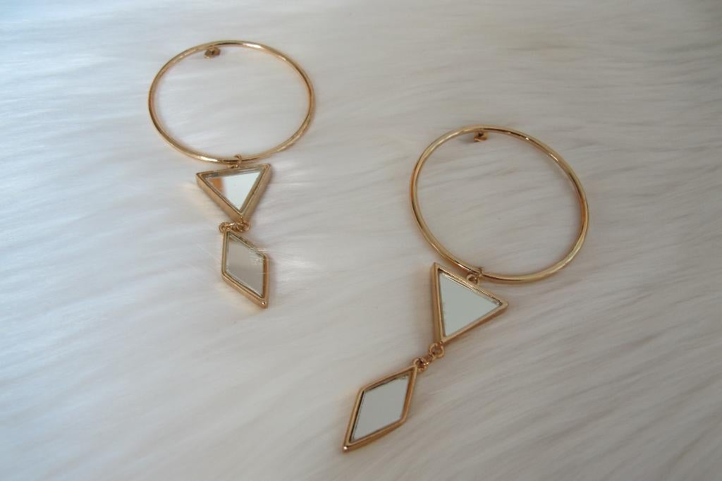 Gold hoop earrings (ethika), Overige materialen, Hangers, Nieuw, Ophalen of Verzenden