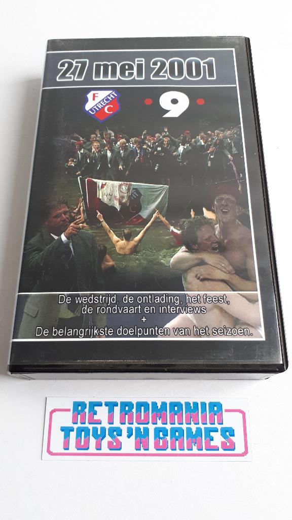 vhs fc utrecht - 27 mei 2001, Cd's en Dvd's, Alle leeftijden, Verzenden, Zo goed als nieuw
