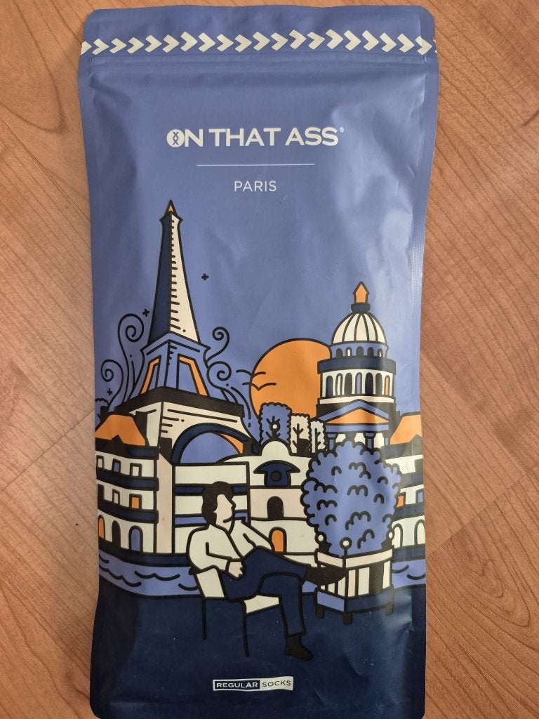 ON THAT ASS Paris Sokken Maat 43-46 – Nieuw in Verpakking, Ophalen of Verzenden, Nieuw, Maat 43 t/m 46, Overige kleuren