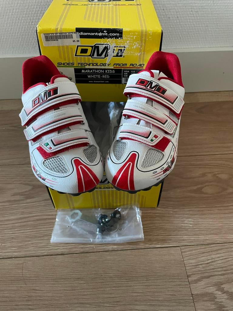 DMT mtb schoenen Kindermaat 36 White-Red, Sport en Fitness, Ophalen of Verzenden, Nieuw, Schoenen