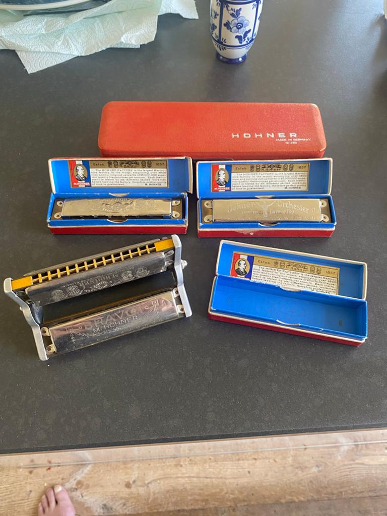Hohner Mondharmonica's - Diverse Modellen en Condities, Muziek en Instrumenten, Blaasinstrumenten | Mondharmonica's, Gebruikt