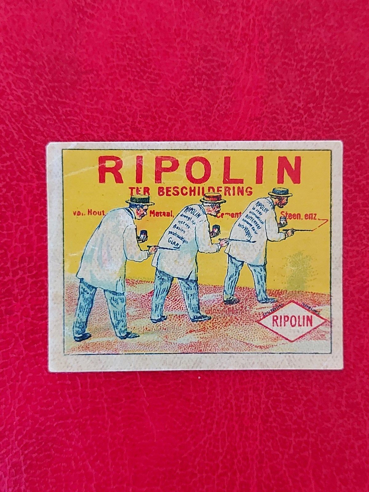 Sluitzegel RIPOLIN Verf Hilversum, Verzenden, Overige typen