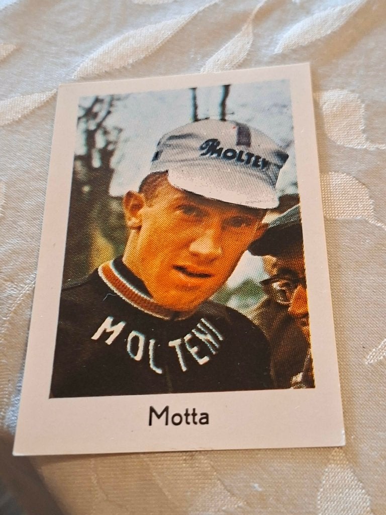 Prentje/Chromo : Gianni Motta / Molteni, Verzenden, Zo goed als nieuw, Overige sporten, Poster, Plaatje of Sticker