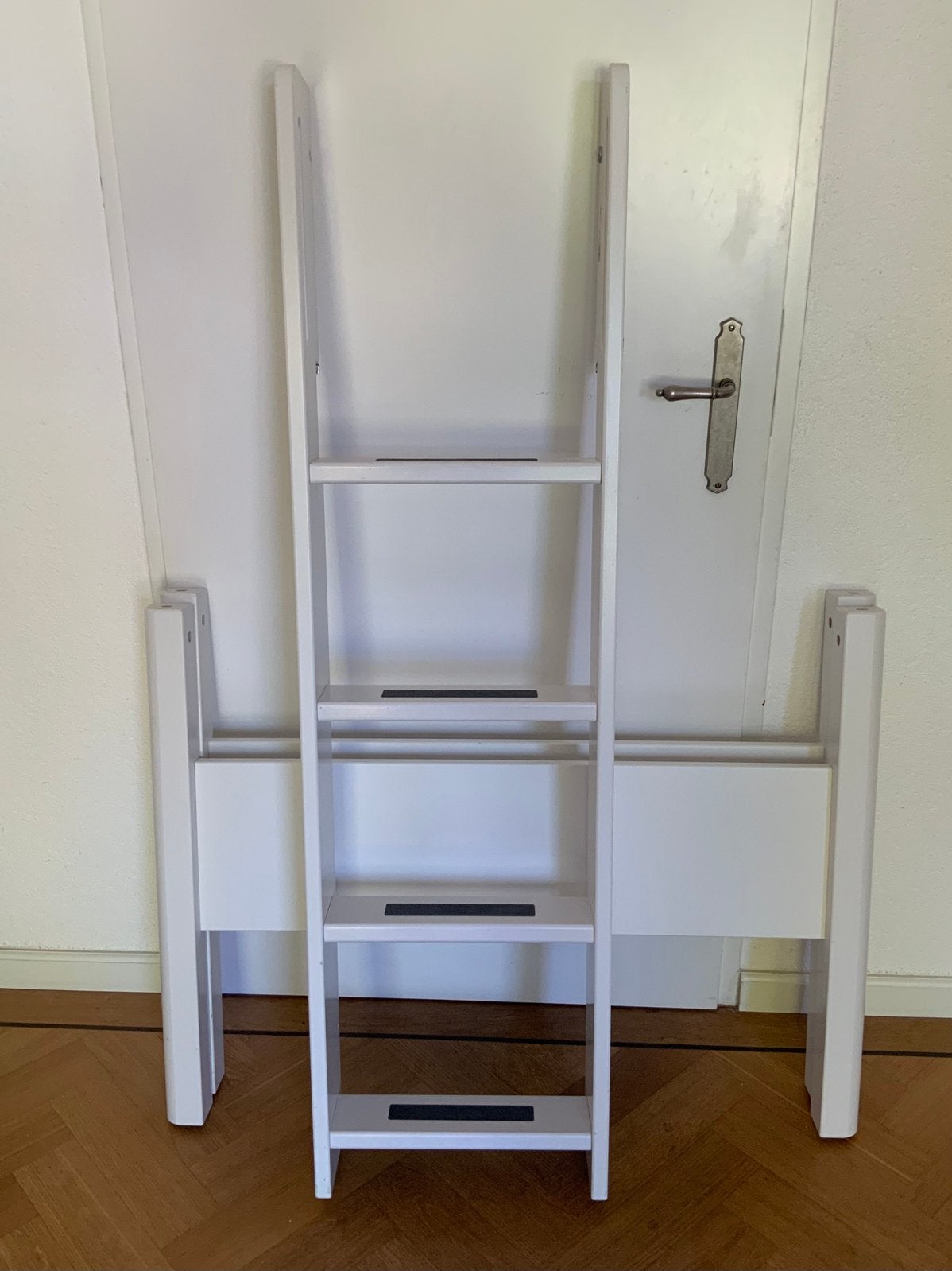 Flexa White - Poten en ladder voor hoogslaper 143cm!!!, Ophalen, Zo goed als nieuw, Halfhoogslaper