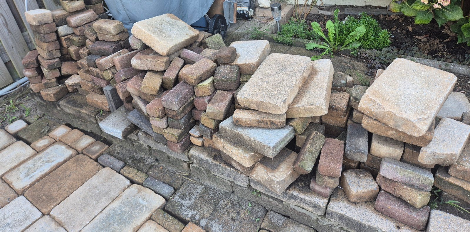 Gebruikte terrastegels en klinkers, Ophalen, Gebruikt, Klinkers, 10 m² of meer