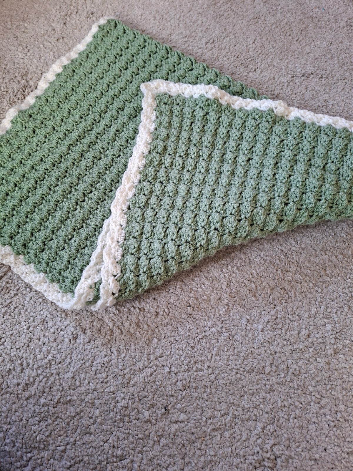Gehaakte (baby) deken (65 bij 85 cm), Kinderen en Baby's, Dekens, Slaapzakjes en Inbakerproducten, Ophalen of Verzenden, Nieuw
