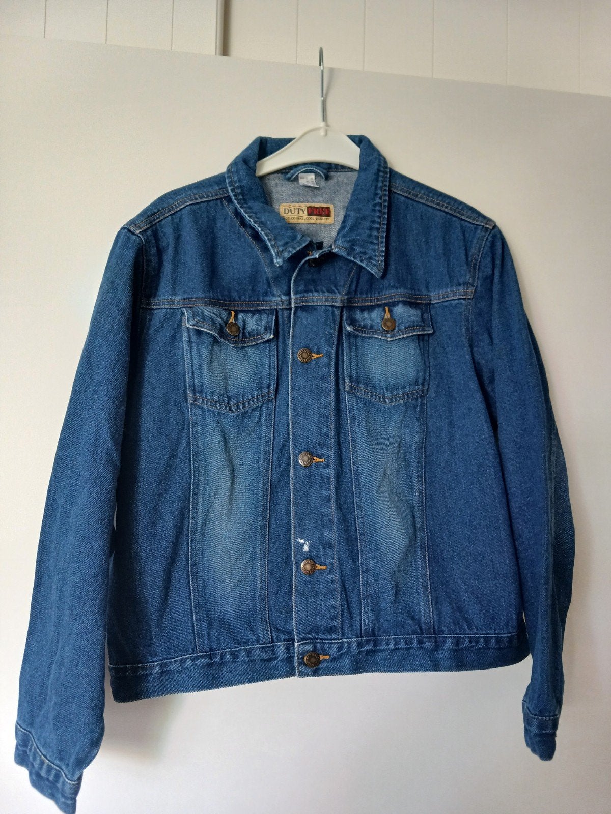 Leuk dames spijkerjek., Blauw, Maat 46/48 (XL) of groter, Ophalen of Verzenden, Gedragen