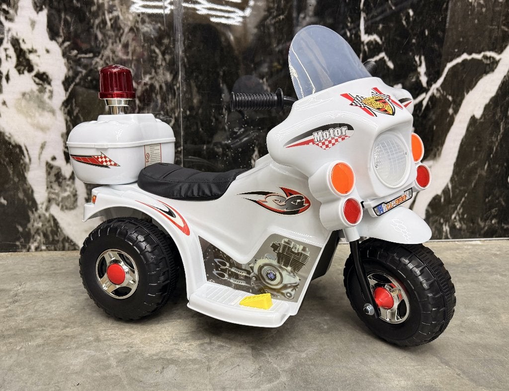 Kinders motor diverse kleuren 6v Sirene - -geluid, Nieuw
