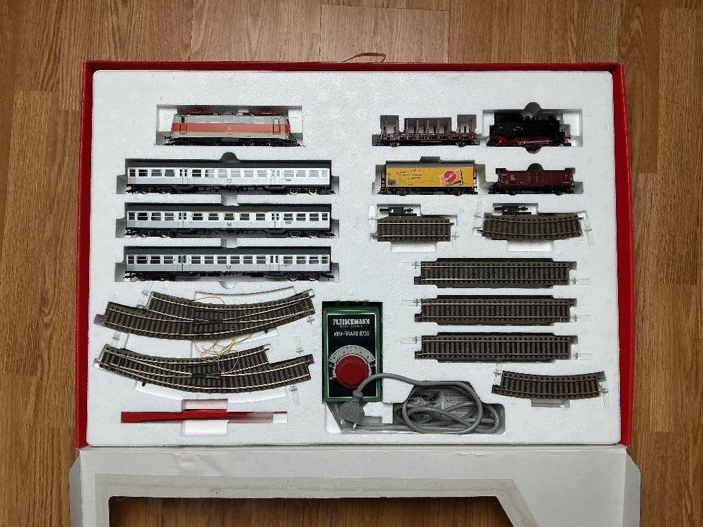 Fleischmann H0 Duo-Start-Set 6372 Treinset, Ophalen, Treinset, Gelijkstroom, Fleischmann