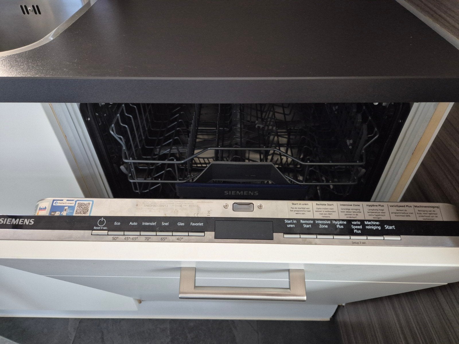 Siemens Inbouw Vaatwasser, Ophalen, Minder dan 85 cm, 60 cm of meer, Zo goed als nieuw