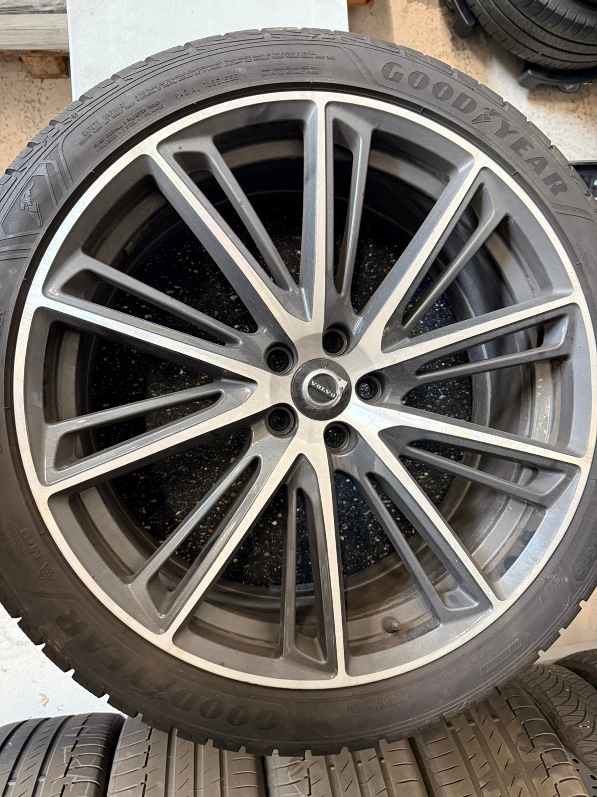 Originele 10 openspaaks Turbine Diamond Cut velgen, 255 mm, Banden en Velgen, 21 inch, Winterbanden