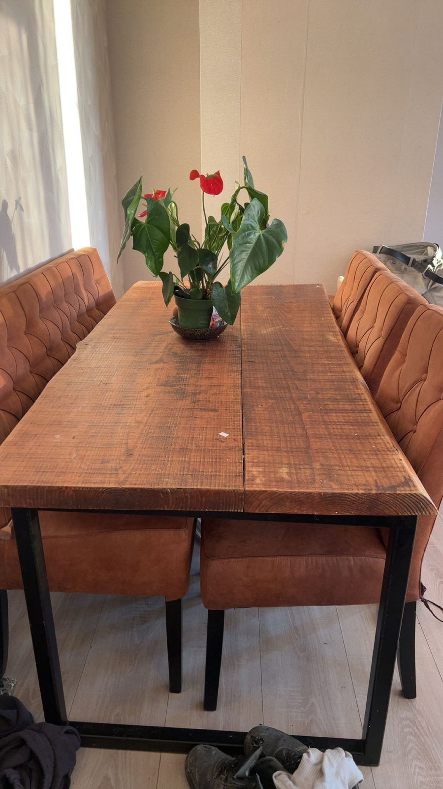 Eethoek, Huis en Inrichting, Complete eetkamers, Ophalen, Gebruikt