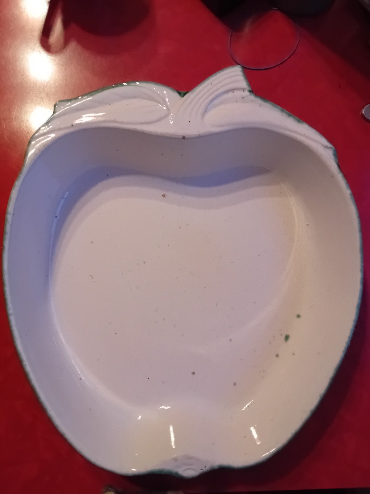 Ovenschaal in Appelvorm, Ophalen, Gebruikt