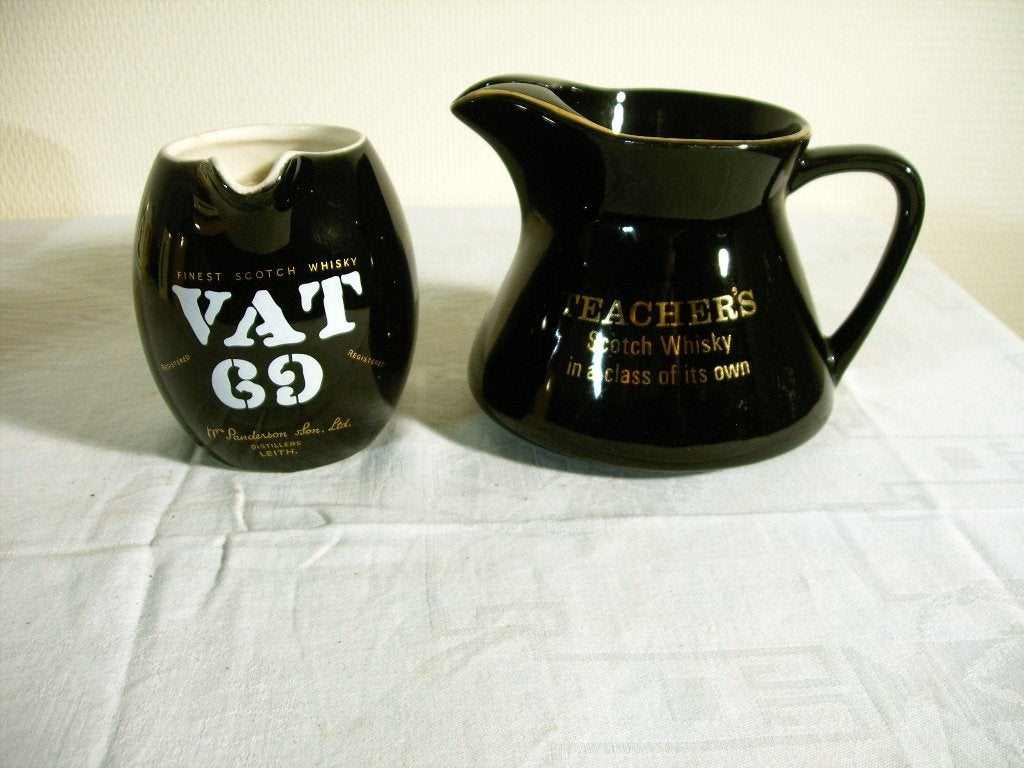 2 Whisky kannen Teacher’s en Vat 69, Ophalen of Verzenden
