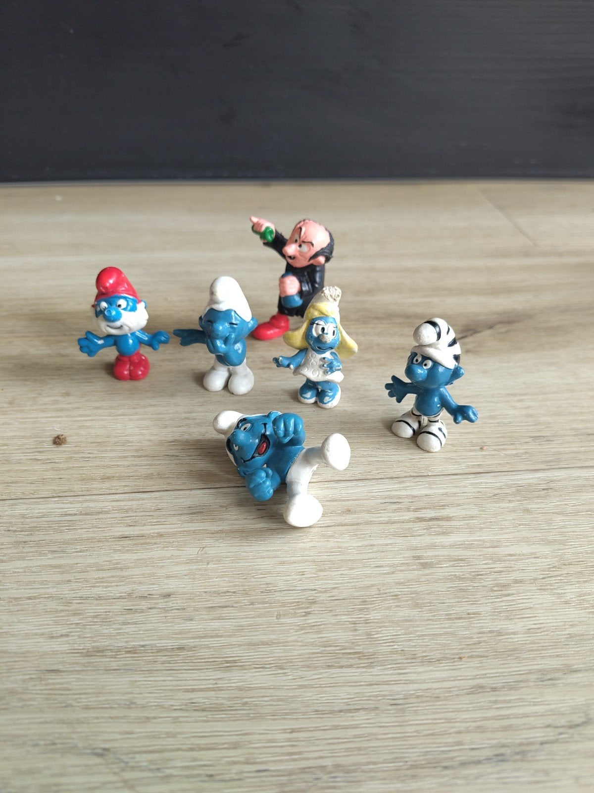 Smurfen en Gargamel figuren, deels Schleich, Verzamelen, Ophalen, Gebruikt