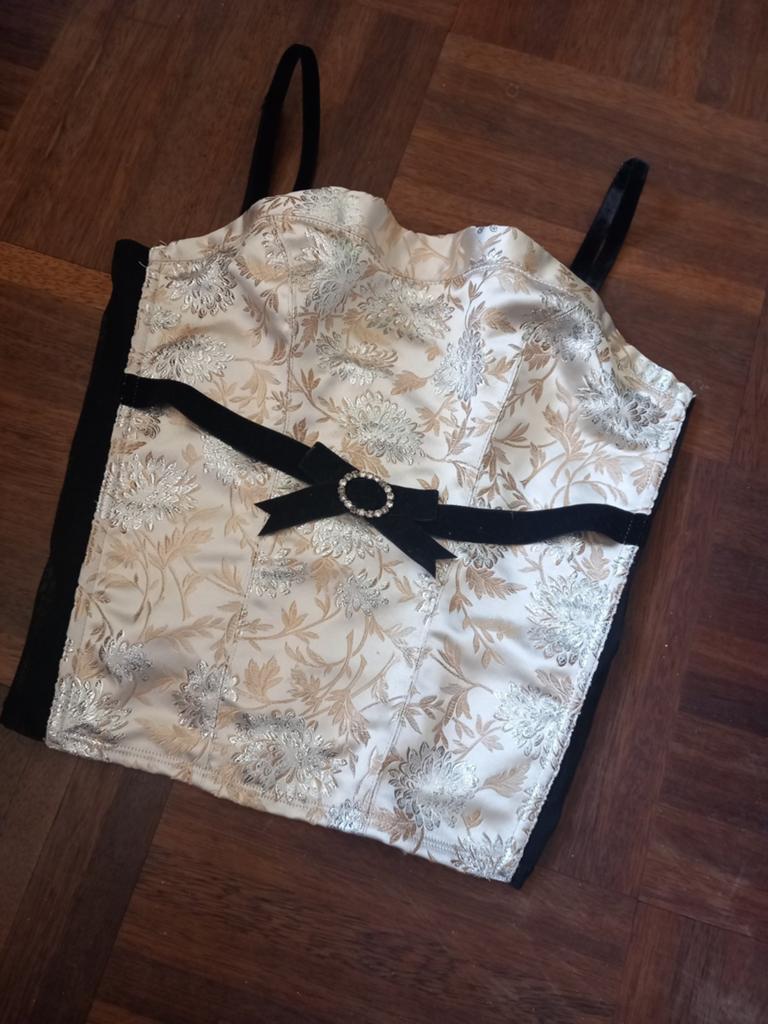 Nieuwe H&M corset top maat 36 >> geldrop, Ophalen of Verzenden, Zwart, Body of Korset