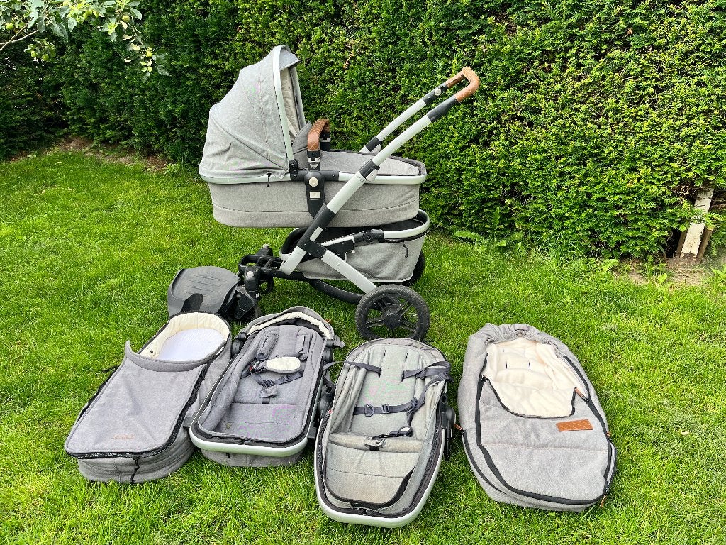 Joolz geo duo-kinderwagen set, Gebruikt, Combiwagen, Verstelbare duwstang, Ophalen