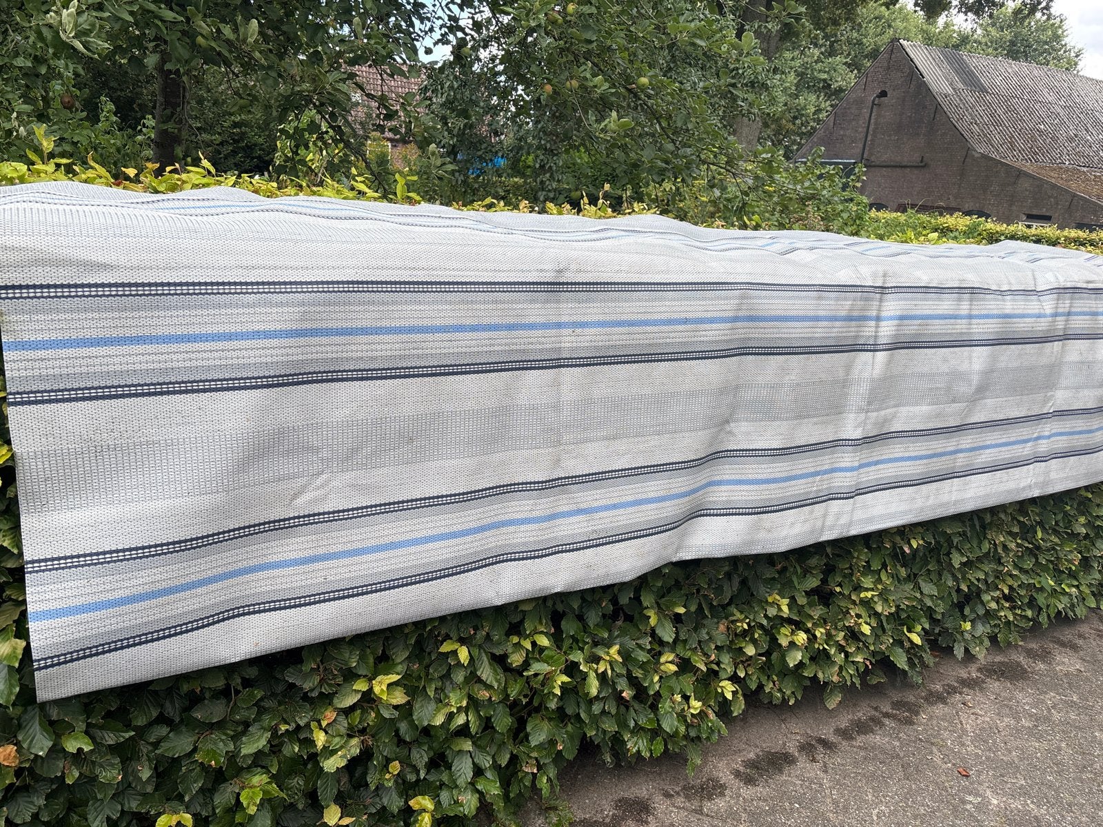 Bolon Vloerkleed/Buitenkleed/grondzeil, Ophalen of Verzenden, Zo goed als nieuw