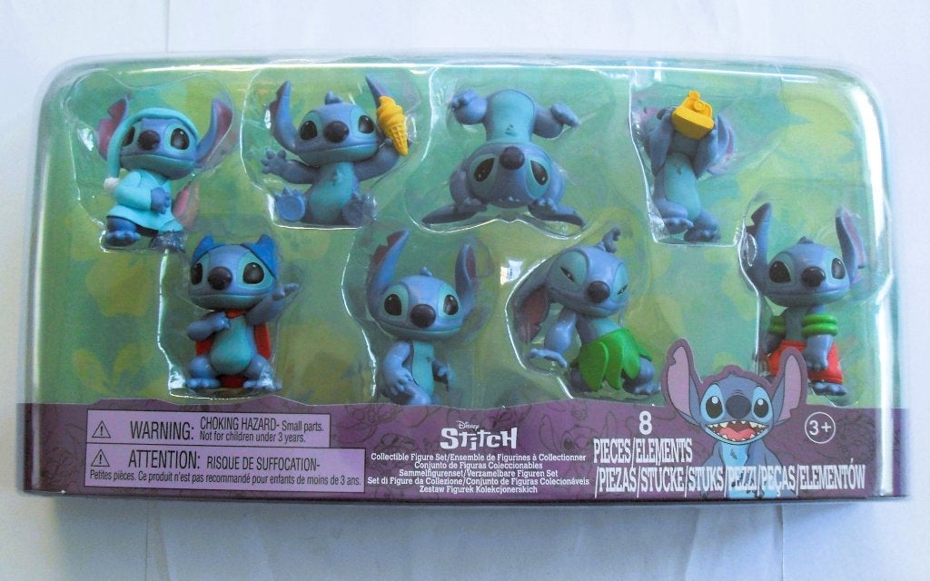 Lilo en Stitch Figuren Set Disney Poppetjes Stitch, Ophalen of Verzenden, Overige figuren, Zo goed als nieuw, Beeldje of Figuurtje