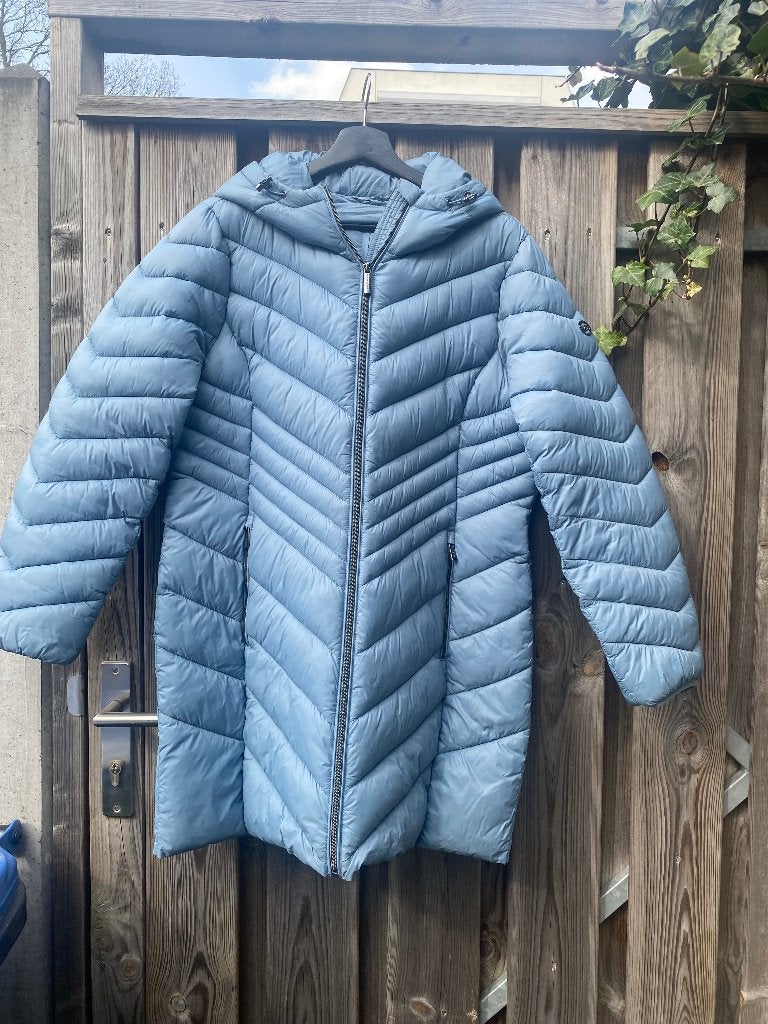 Michael Kors jas mt.L, Michael Kors, Blauw, Maat 42/44 (L), Ophalen of Verzenden
