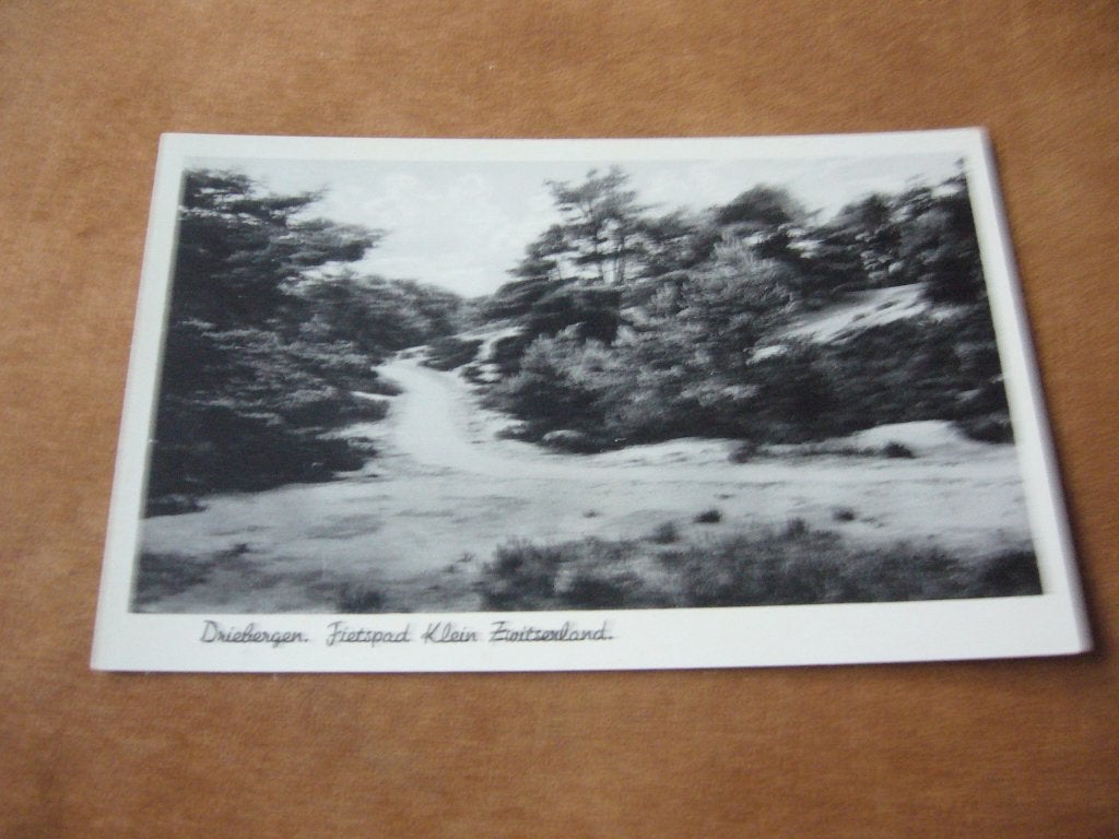 DRIEBERGEN  =  FIETSPAD KLEIN ZWITSERLAND, Verzenden, 1940 tot 1960, Ongelopen, Utrecht