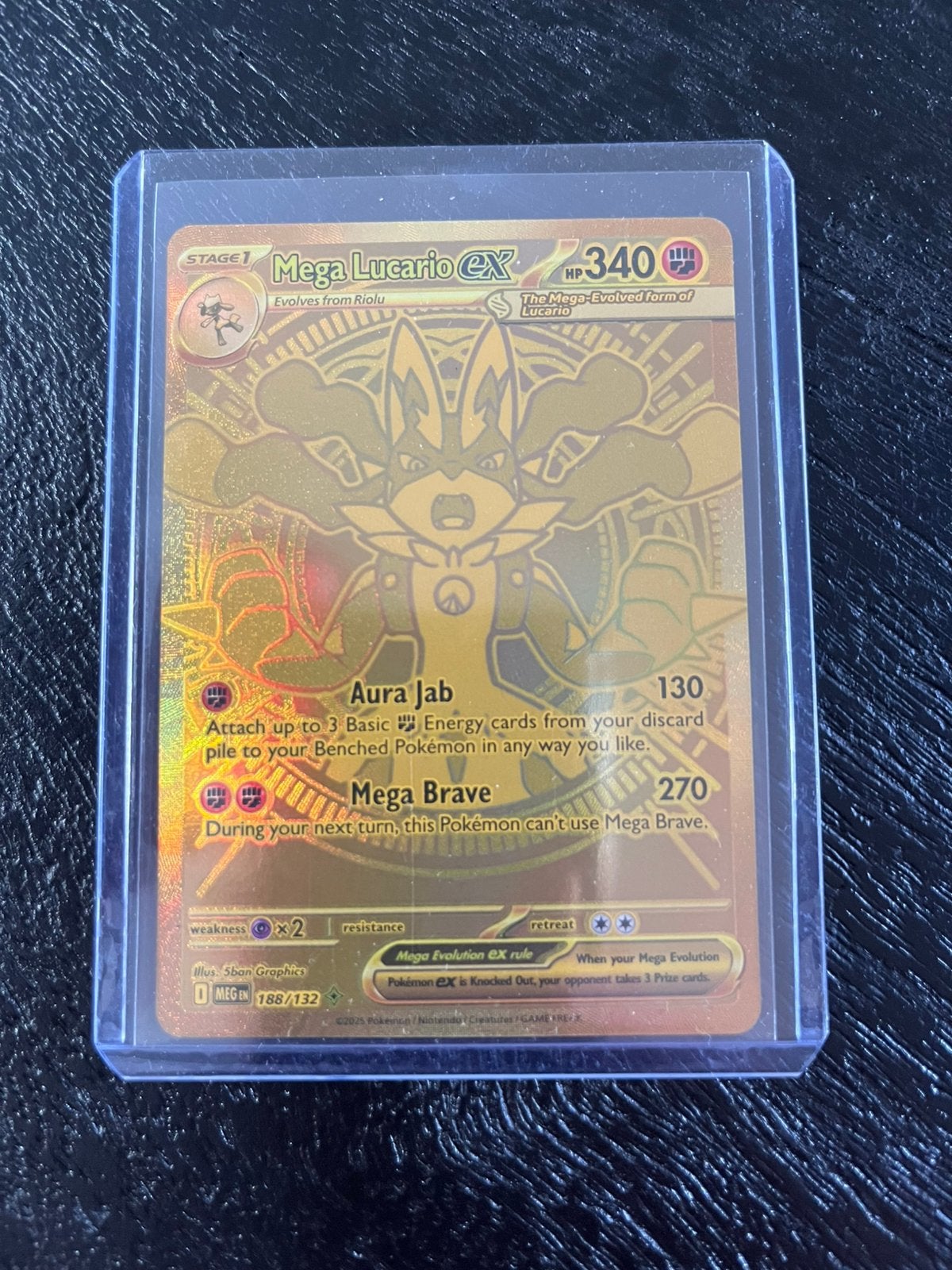 Mega Lucario EX Mega Evolution, Verzenden, Zo goed als nieuw