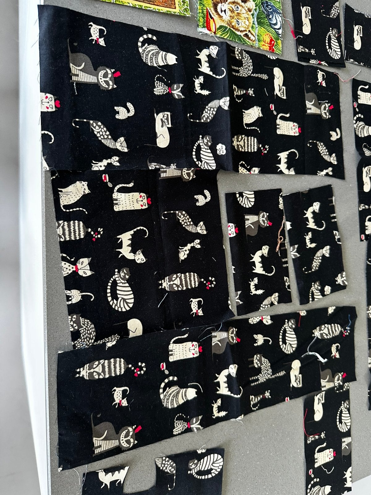 Quilt stof. Katjes , div stuken & maten alles 7.50, Ophalen of Verzenden, Zo goed als nieuw, Overige aantallen, Overige merken