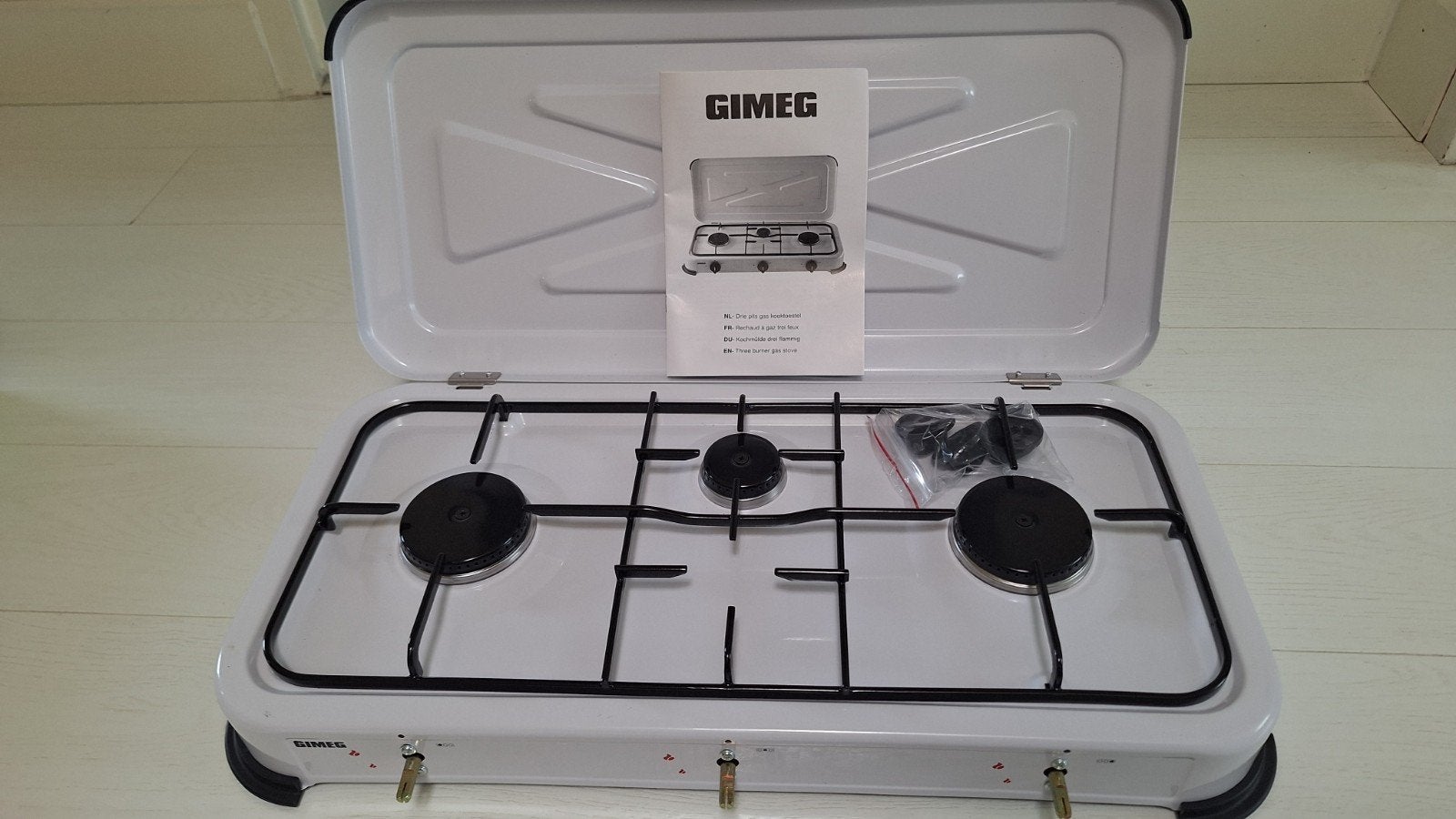 Te koop: Gimeg 3 pits kooktoestel, Ophalen, Nieuw