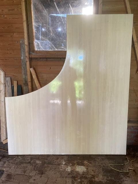 bureaublad, Demontabel, 160 cm, Gebruikt, Hoekbureau