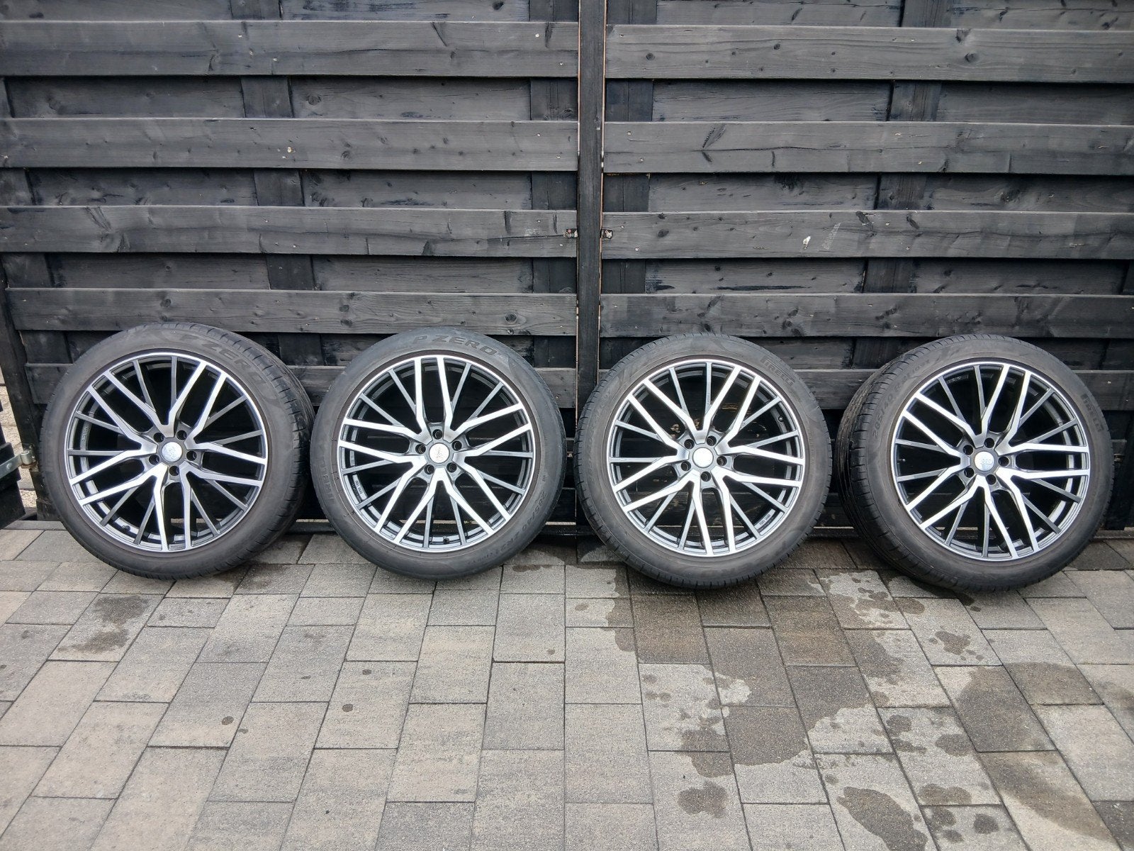 Audi Q7/SQ7 5x112 AEZ Panama Dark 21inch, Auto-onderdelen, Banden en Velgen, 285 mm, Banden en Velgen, Zomerbanden, 21 inch