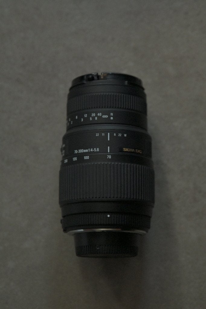 sigma DG 70-300mm 4-5.6 nikon F, Gebruikt, Sigma, Macrofunctie, Nikon F-mount