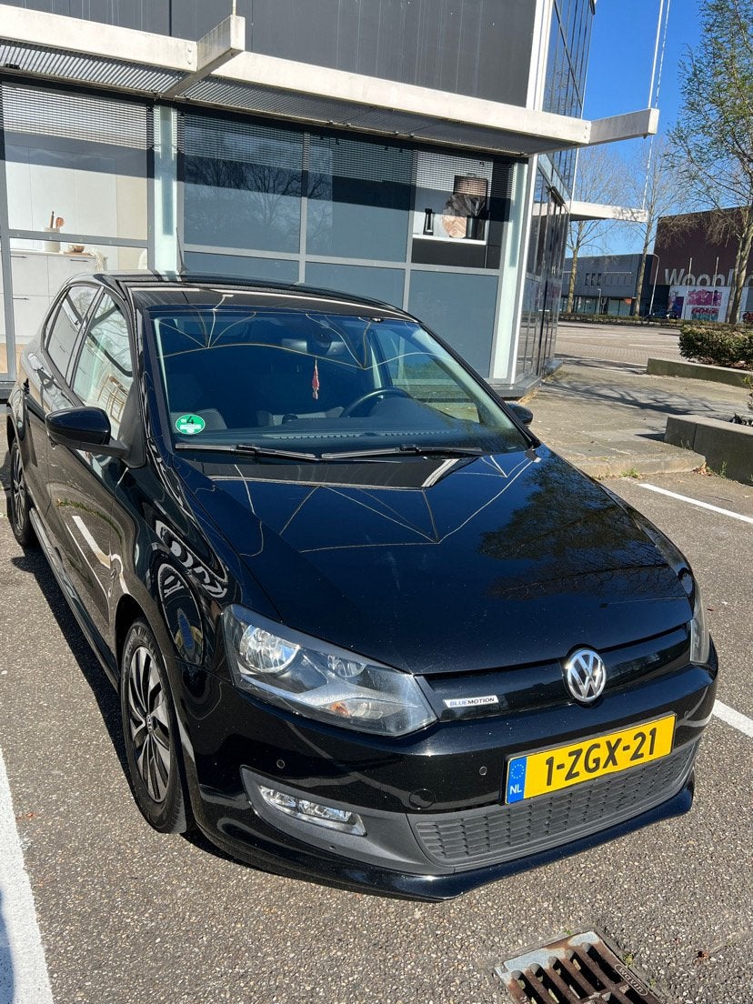 Volkswagen Polo 1.4 TDI 55KW BMT 2015 Zwart, Auto's, Voorwielaandrijving, 74 pk, 580 kg, Zwart