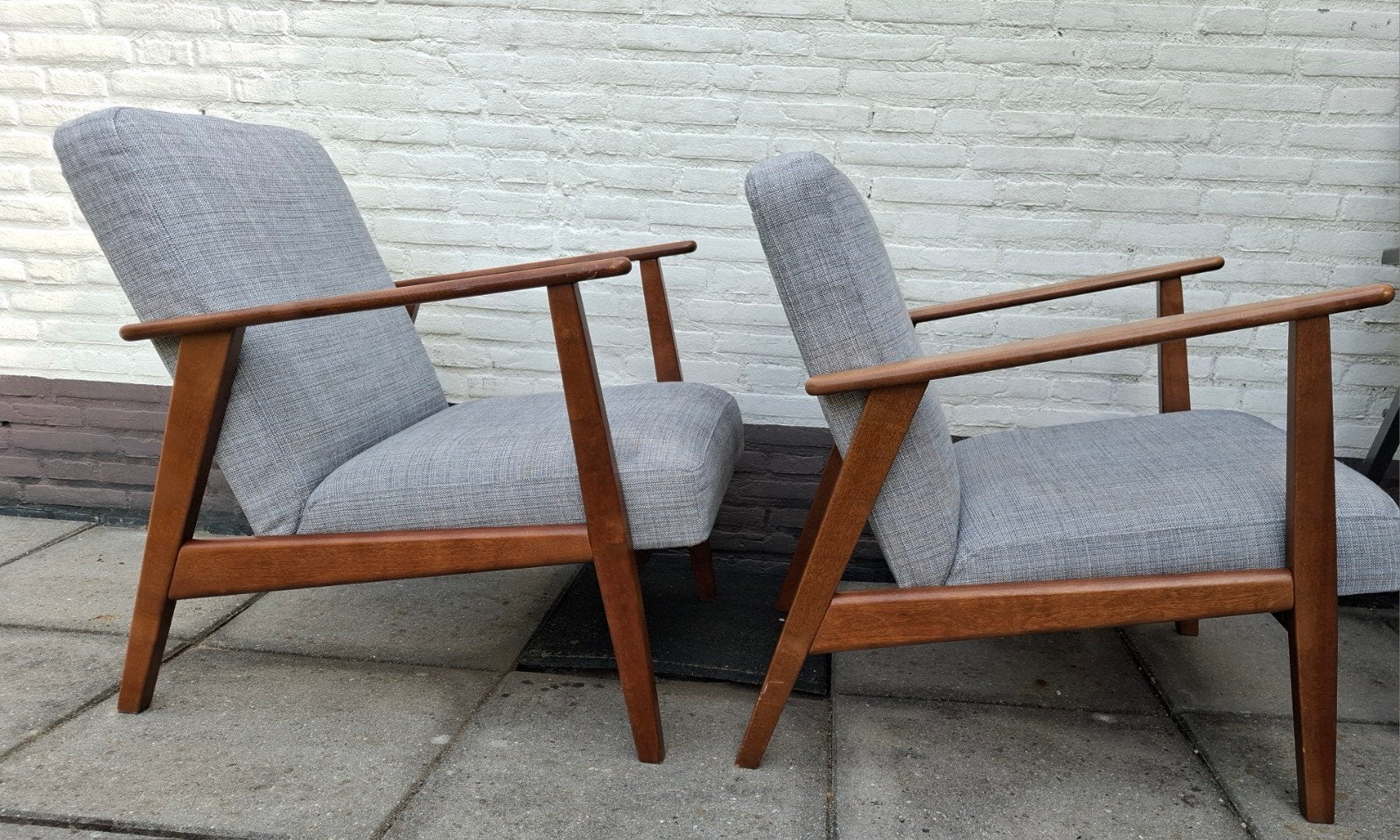 Ekenaset fauteuil Ikea.  Midcentury design, Ophalen, 75 tot 100 cm, Zo goed als nieuw, 50 tot 75 cm