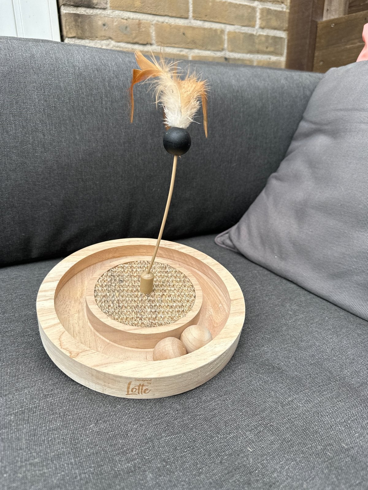 Kattenspeeltje designed by Lotte hout, Ophalen of Verzenden, Overig speelgoed