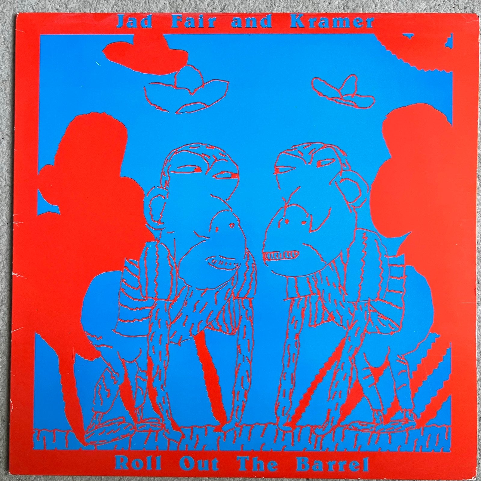 Jad Fair and Kramer - Roll Out The Barrel LP, Cd's en Dvd's, Vinyl | Pop, LP, Ophalen of Verzenden, Zo goed als nieuw, 12 inch