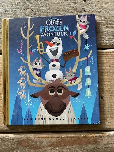 Olaf's Frozen avontuur. Een luxe Gouden Boekje ( en meer), Ophalen, Zo goed als nieuw, Disney, 3 tot 4 jaar