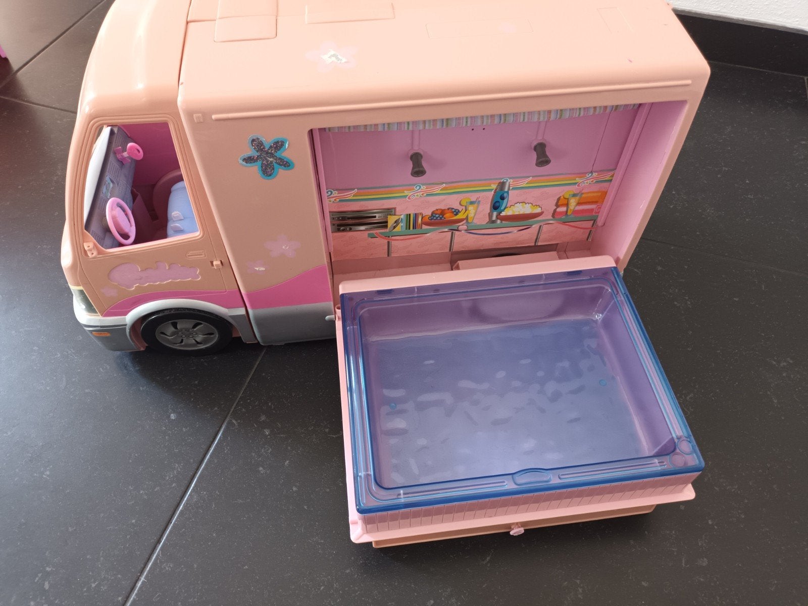 Barbie camper, Ophalen of Verzenden, Gebruikt